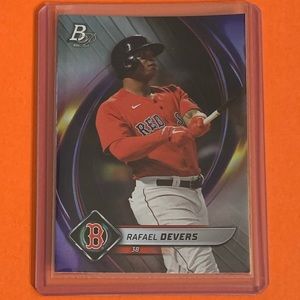 Rafael Devers #22 2022 Bowman Platinum Baseball Trading Card